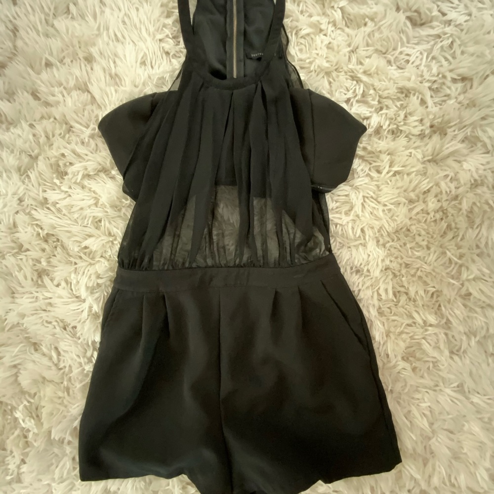 Black Shorts JumpSuit - Medium